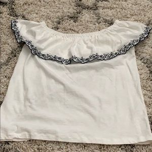 J. Crew Off the Shoulder Blouse
